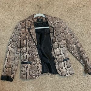Snake print Blazer